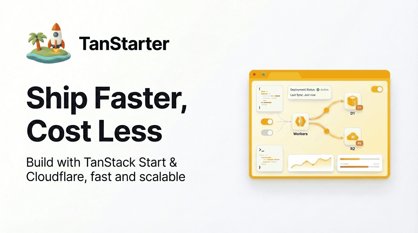 Preview image of TanStarter SaaS template